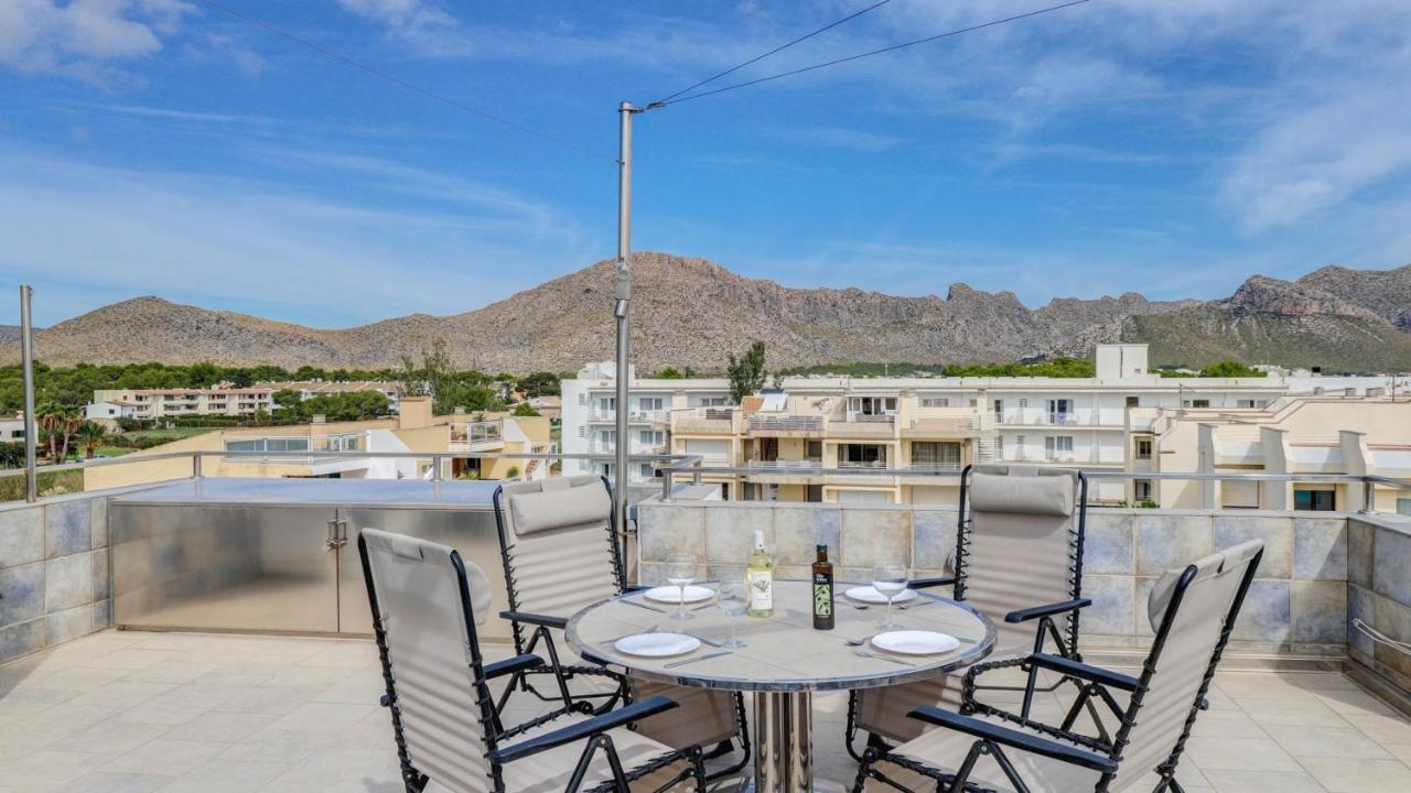 Elegant With Sea View In Puerto De Pollenca 120m² Jacuzzi Apartment Port de Pollença