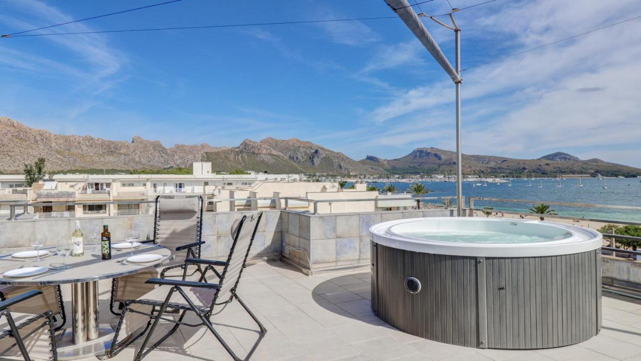 Elegant With Sea View In Puerto De Pollenca 120m² Jacuzzi Apartment Port de Pollença