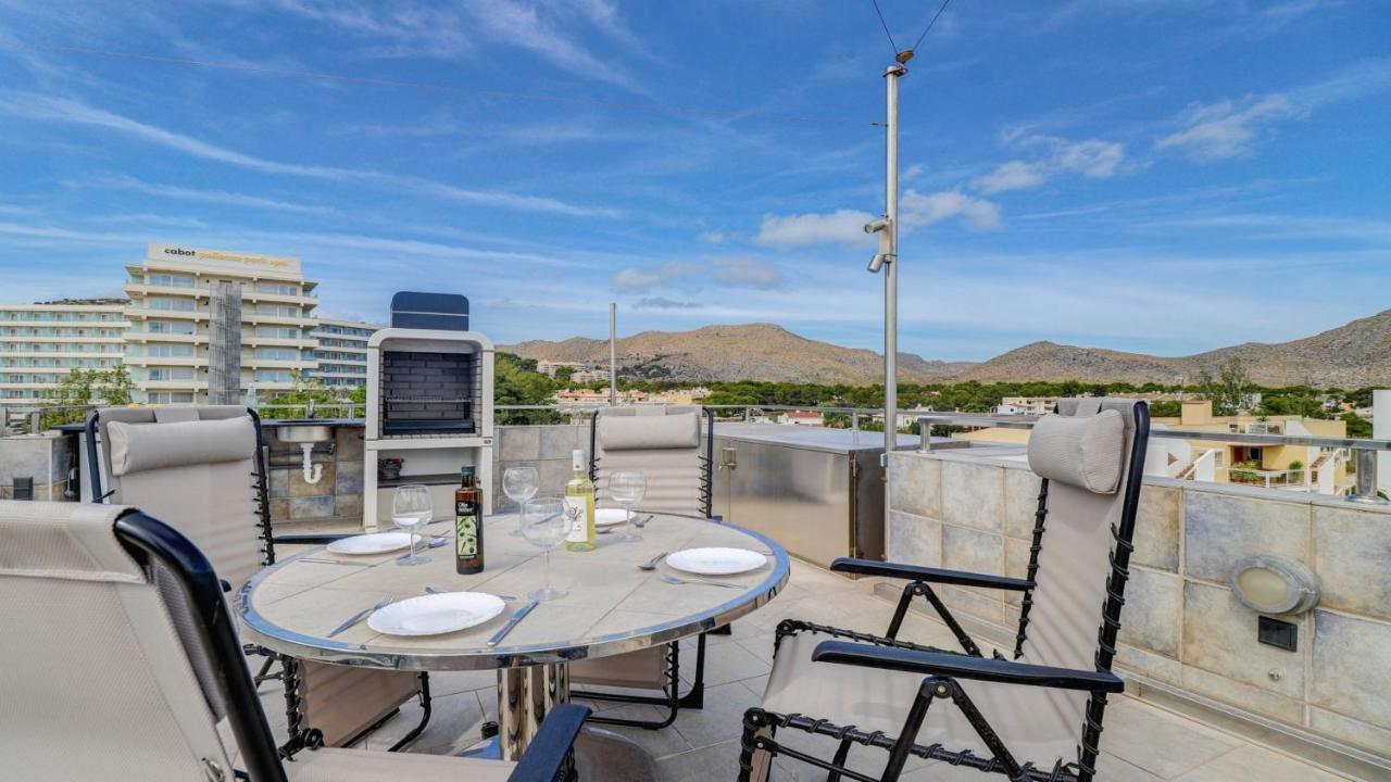 Apartment Elegant With Sea View In Puerto De Pollenca 120m² Jacuzzi Port de Pollença